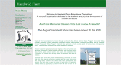 Desktop Screenshot of hazelwildfarm.com